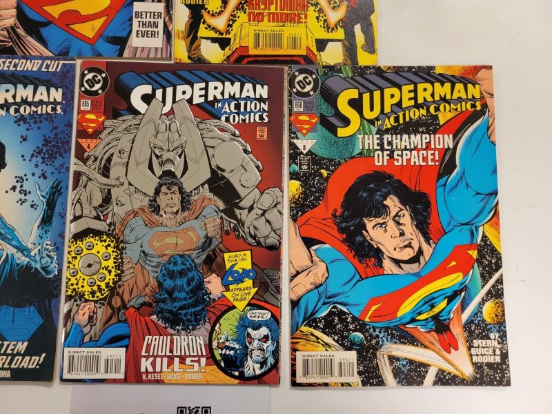 5 Action Comics DC Comic Books #692 693 694 695 696 Superman 24 TJ18