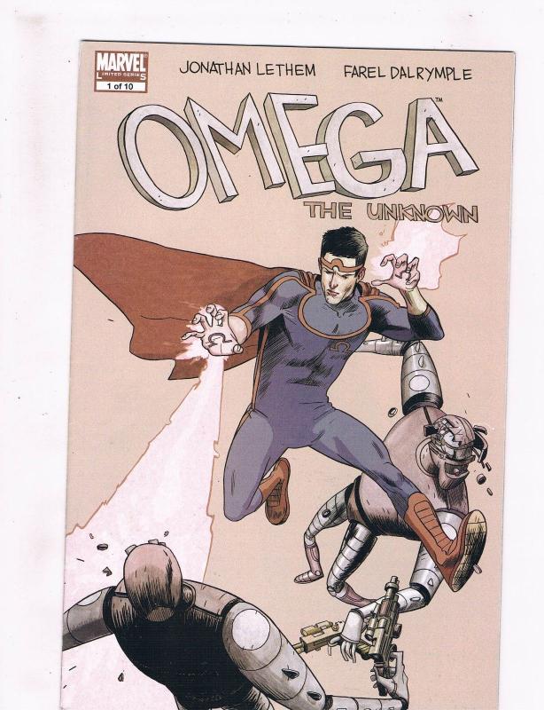 Omega The Unknown #1 FN Marvel Comics Comic Book Lethem Dec 2007 DE35