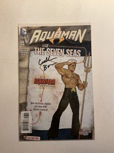 Aquaman 43 Near Mint Nm Signed Bunn Dc Comics 