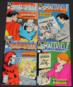 Vintage DC Copper Age The World of Smallville 4pc High Grade Comic Lot Superman