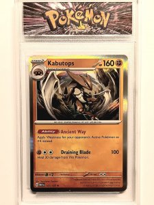KABUTOPS HOLO | SCARLET & VIOLET: 151 #141/165 | ENCAPSULATED