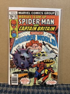 1977 MARVEL TEAM-UP Comics, Marvel #62-67, w/Captain Britain, Bronze Age (CB15)