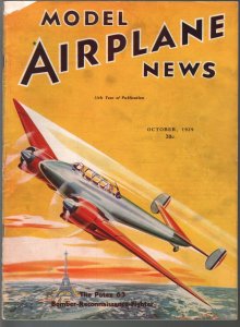 Model Airplane News 10/1939-Potez 63-Bomber-Fighter-WWII era-pix-diagrams-VG