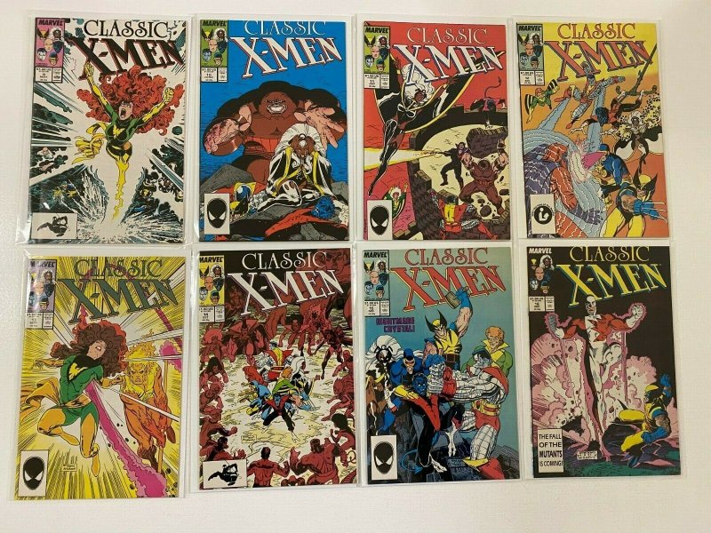 Classic X-Men Comic Lot #1-48 41 Diff Books AVG 7.0(Range 6.0-8.0) (1986-1990)