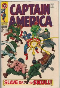 Captain America #104 (Aug-68) VF/NM High-Grade Captain America
