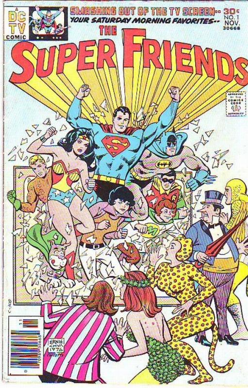 Super Friends, The #1 (Nov-76) VG Affordable-Grade Superman, Wonder Woman, Ba...