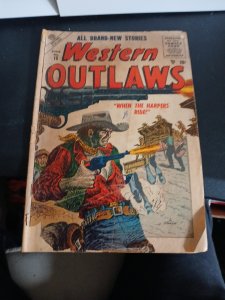 Western Outlaws #15 1956-Atla-Rustler's Moon by Angelo Torres-Stan Lee stor...