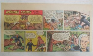 Hopalong Cassidy Sunday Page by Dan Spiegle from 10/24/1954 Size 7.5 x 15 inches