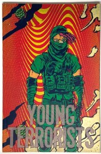 YOUNG TERRORISTS #1 SECRET VARIANT BY ALEX ZIRITT BLACK MASK COMICS NM.