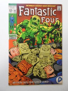 Fantastic Four #85 (1969) FN Condition! moisture stain