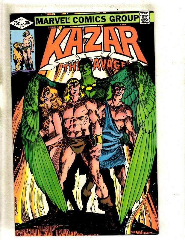 Lot Of 11 Ka-Zar Marvel Comic Books # 1 2 3 4 5 6 7 8 9 10 11 Zabu Savage JF14