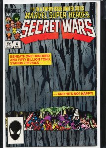 Marvel Super Heroes Secret Wars #4 (1984)