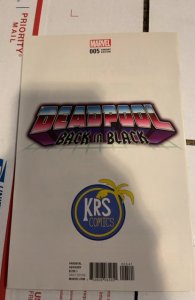 Deadpool: Back In Black #5 Tyler Kirk ham Sketch (2016) light crease on cover