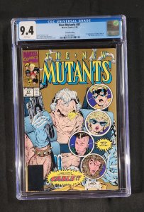 New Mutants #87 - 1st App Cable & Stryfe / 2nd Print (CGC 9.4) 1987