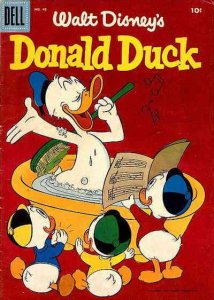 Donald Duck (Walt Disney's ) #45 VG ; Dell | low grade comic January 1956 Walt D