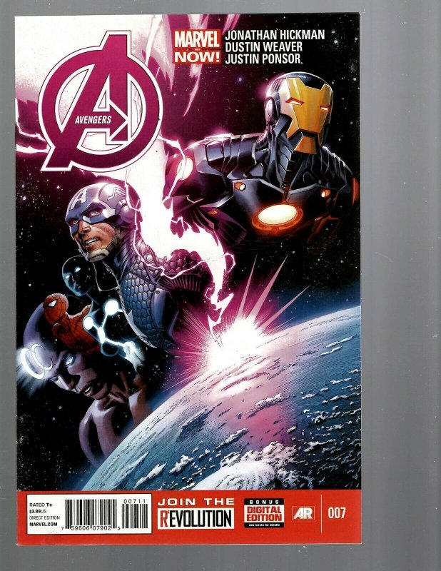 12 Marvel Comics Avengers #1 2 3 4 5 6 7 8 9 10 11 12 J446