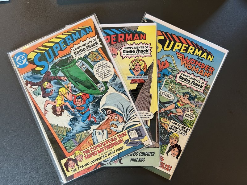 Superman: Radio Shack Giveaways (1980) Complete Set