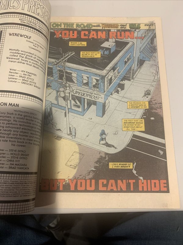 Marvel Comics Presents Wolverine / Hulk #58 Marvel 1990 Comic 