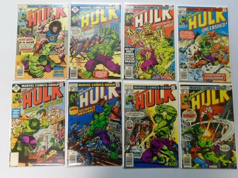 Bronze Hulk Lot From:#201-249, 39 Different, Average 6.0/FN (1976-1980)