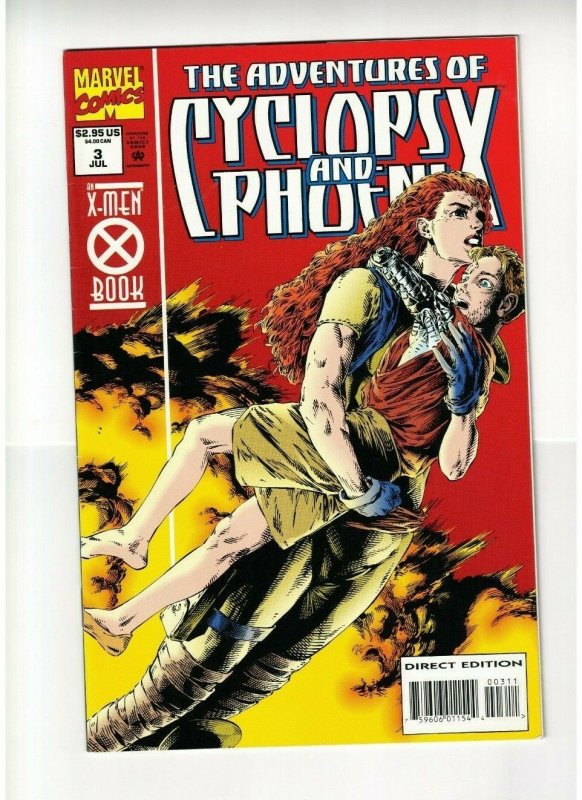 ADVENTURES of CYCLOPS and PHOENIX #3 MARVEL COMICS 1994 9.2 or Better