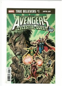 True Believers: Avengers Celestial Quest #1 VF+ 8.5 Marvel Comics 2020