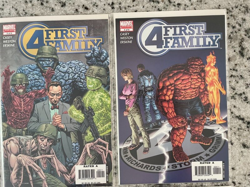 4 First Family Complete Marvel Comics LTD Series # 1 2 3 4 5 6 NM Fantastic CM15