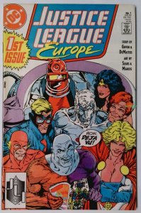 Justice League Europe #1 (Apr 1989, DC) VF   