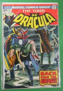 The Tomb of Dracula #16 Back From the Grave Marvel 1973 G/VG