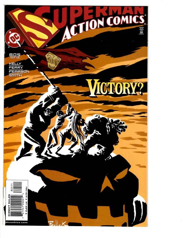 3 Action Comics DC Comic Books # 804 805 806 Superman Lex Luthor Supergirl BH26