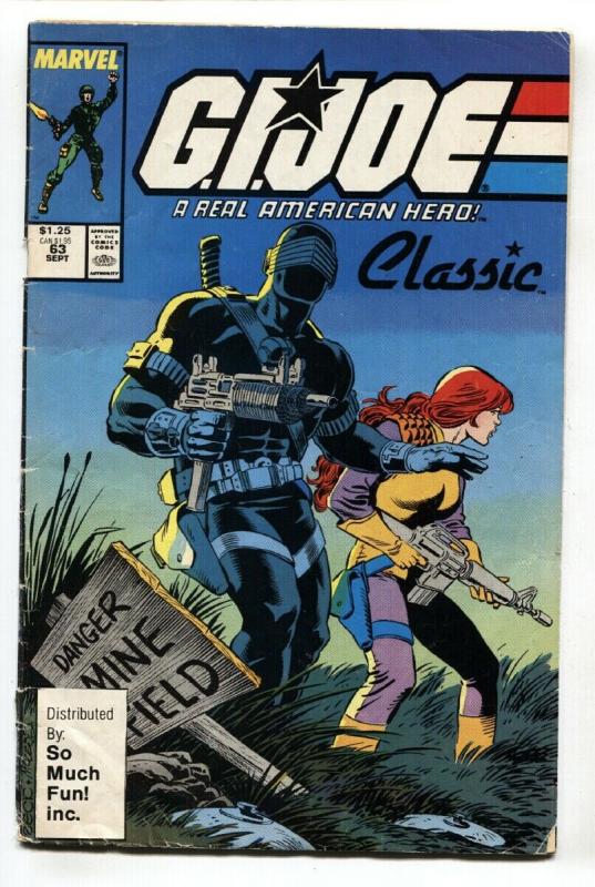 G.I. JOE #63 SO MUCH FUN Variant Marvel Comics -HTF-Snake Eyes