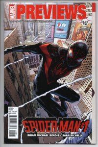 MARVEL PREVIEWS #5, VF/NM, 2016, Spider-man Miles Morales Iron Man