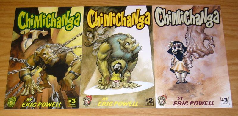 Chimichanga #1-3 VF/NM complete series - eric powell - albatross exploding set 2