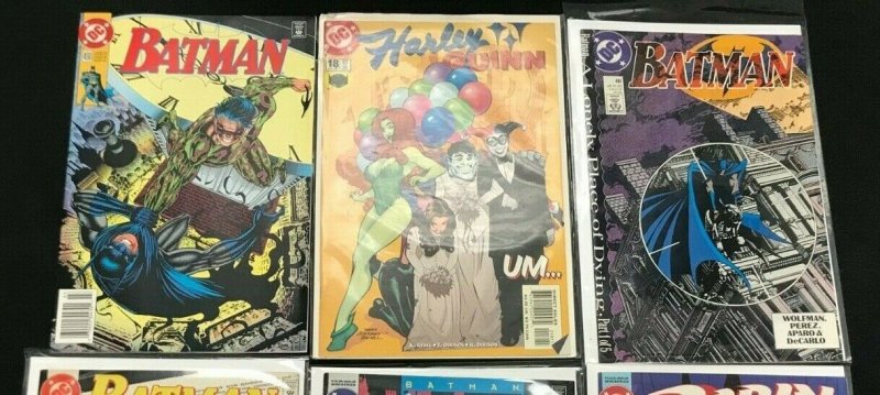BATMAN RELATED 6PC LOT (VF) HARLEY QUINN!! ROBIN!! 1990-93