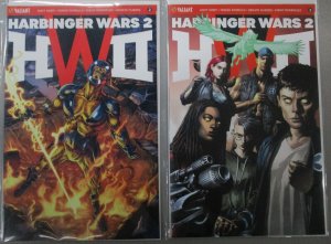 Harbinger Wars 2 #1 2 3 Run Prelude Bloodshot Valiant NM