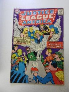 Justice League of America #21 1st SA apps of Hourman & Dr. Fate GD+ see desc