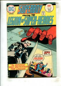 SUPERBOY #207 (2.5) GRELL, LEGION OF SUPER HEROES!! 1975