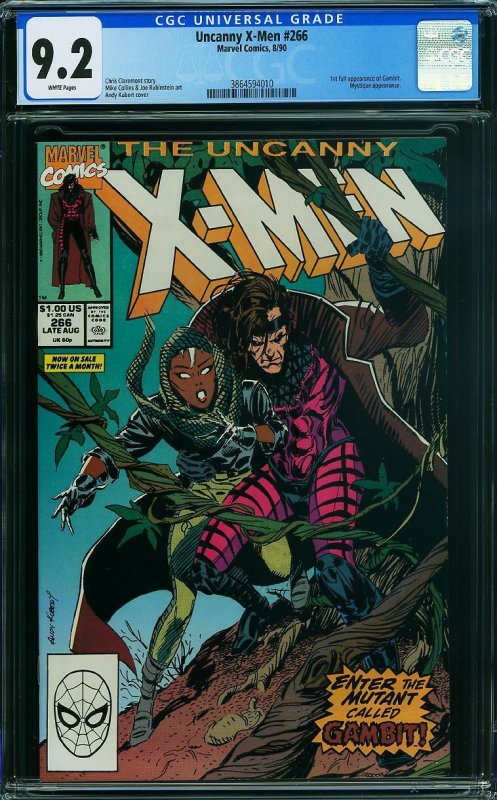 UNCANNY X-MEN #266 CGC 9.2 NM- (1990)