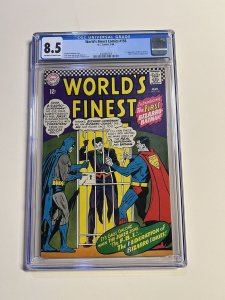 Worlds Finest Comics 156 Cgc 8.5 Ow/w Dc 1966