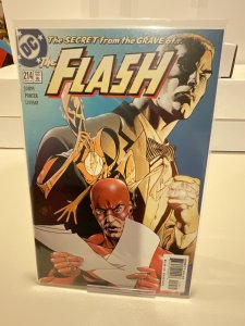 Flash #214  2004  9.0 (our highest grade)  Geoff Johns!  Identity Crisis Tie-In!