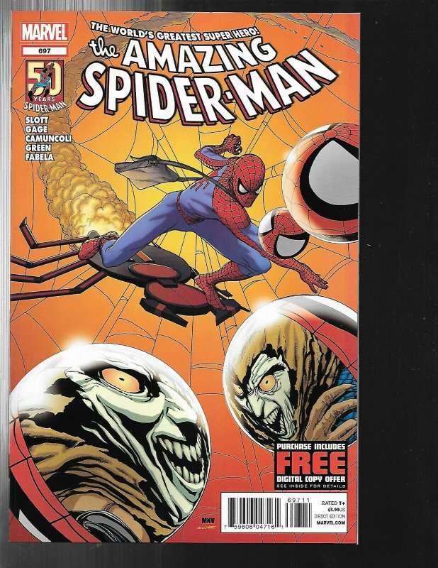 12 Comics Spiderman # 688 689 690 691 693 694 695 696 697 698 699 699.1 J449