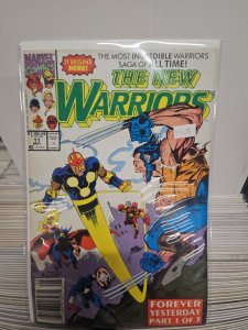 The New Warriors #11 Newsstand Edition (1991)