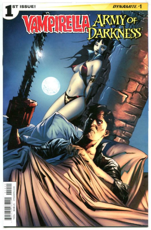 VAMPIRELLA ARMY of DARKNESS #1 B, NM, Dynamite, 2015, more AoD in store, Horror