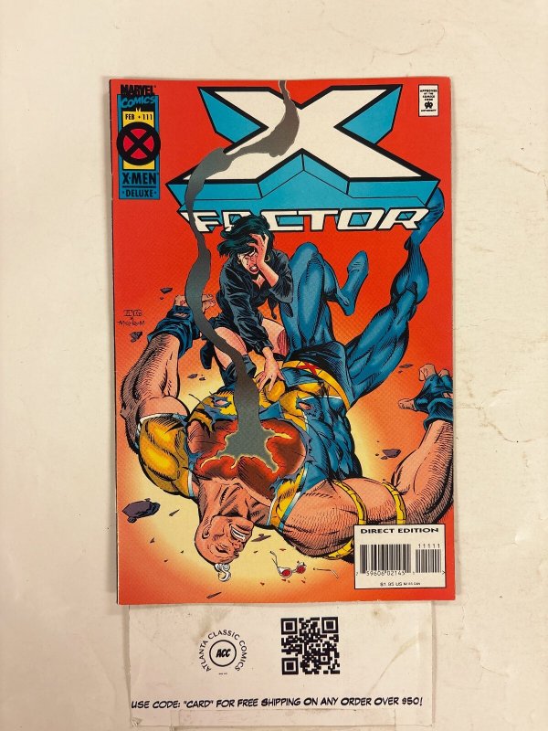 X-Factor #111 NM Marvel Comic Books Polaris Havok Wolfsbane Madrox 14 HH114