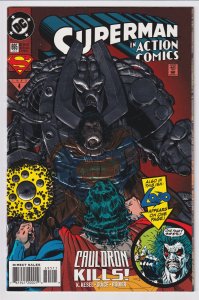 DC Comics! Action Comics #695! Cauldron kills and Lobo appears on one page! 