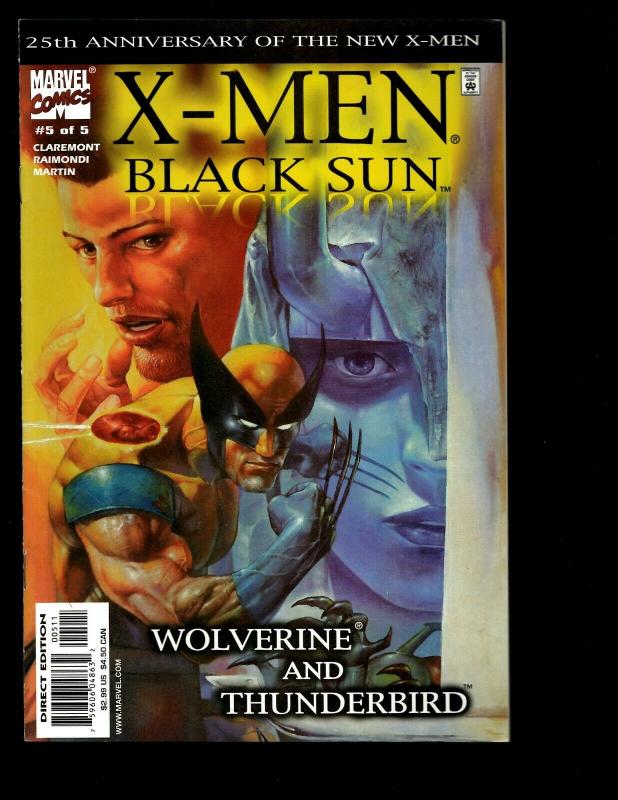 Lot Of 7 X-Men Marvel Comics Black Sun # 1 2 3 4 5 Divided We Stand # 1 2 EK6