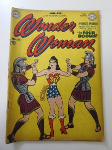 Wonder Woman #33 (1949) FR/GD Condition 3 in cumulative spine split