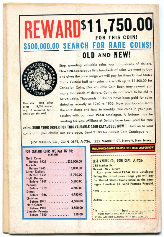 Mystery In Space #89  1964 - DC  -VG- - Comic Book