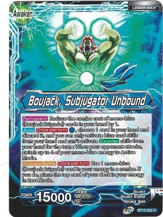 Dragon Ball Super CCG - Supreme Rivalry - Boujack/Boujack Subjugator Unbound