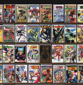 Huge Lot 150+ Comics with The H.A.R.D. Corps, Hawkman, Elfquest & More!