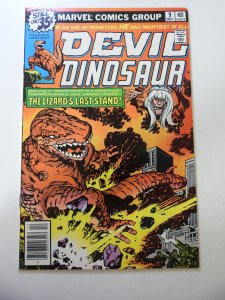 Devil Dinosaur #9 (1978) VF- Condition